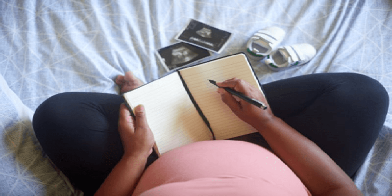 make a journal to control anger while you are pregnant