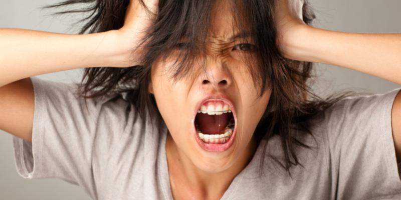 anger can lead to increased heart rate, heightened blood pressure