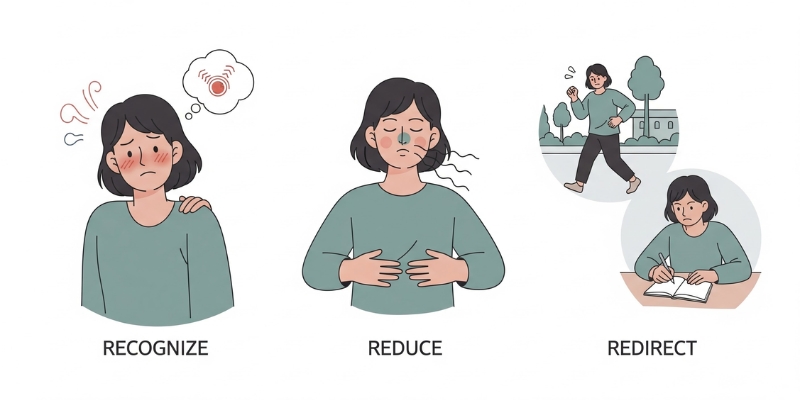 Recognize, Reduce, Redirect