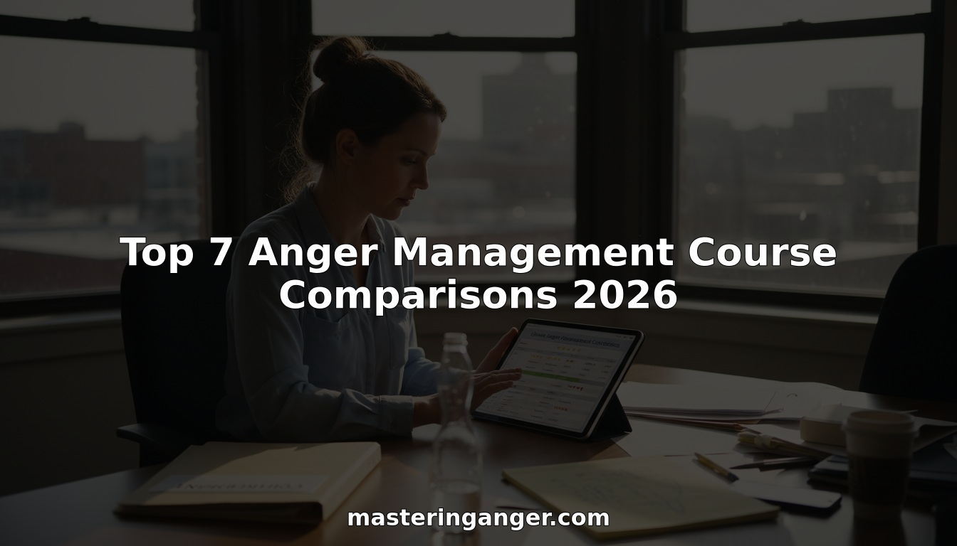 Top 7 Anger Management Course Comparisons 2026