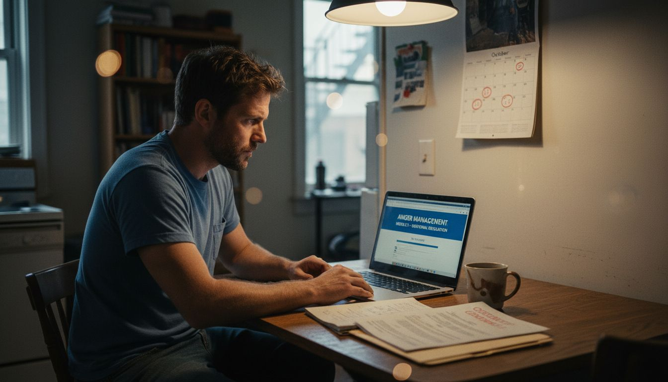 How to Complete Court Ordered Anger Management Online