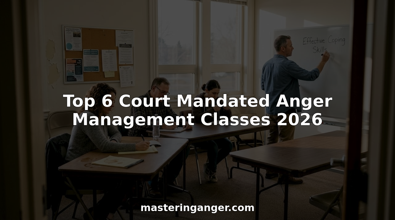 Top 6 Court Mandated Anger Management Classes 2026