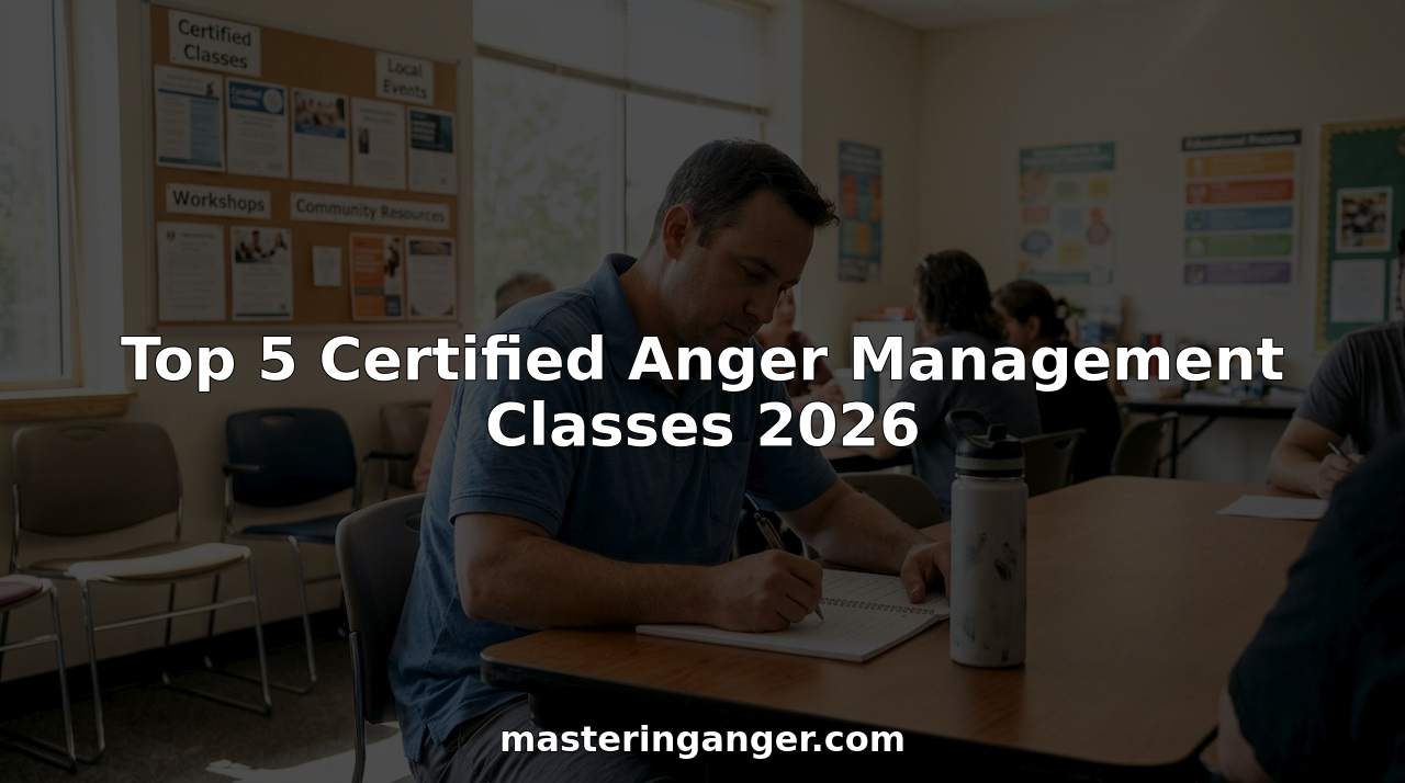 Top 5 Certified Anger Management Classes 2026