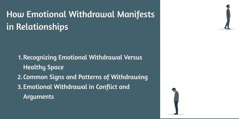 How Emotional Withdrawal Manifests in Relationships
