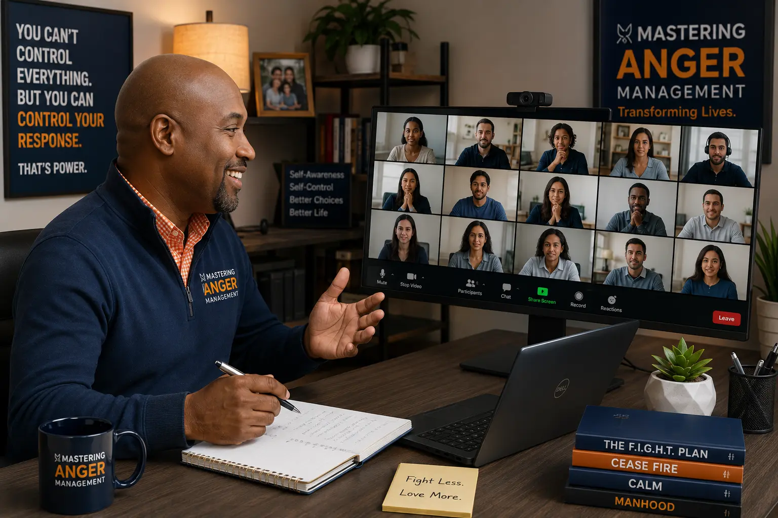 zoom anger management class online